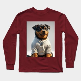 cute Rottweiler Long Sleeve T-Shirt